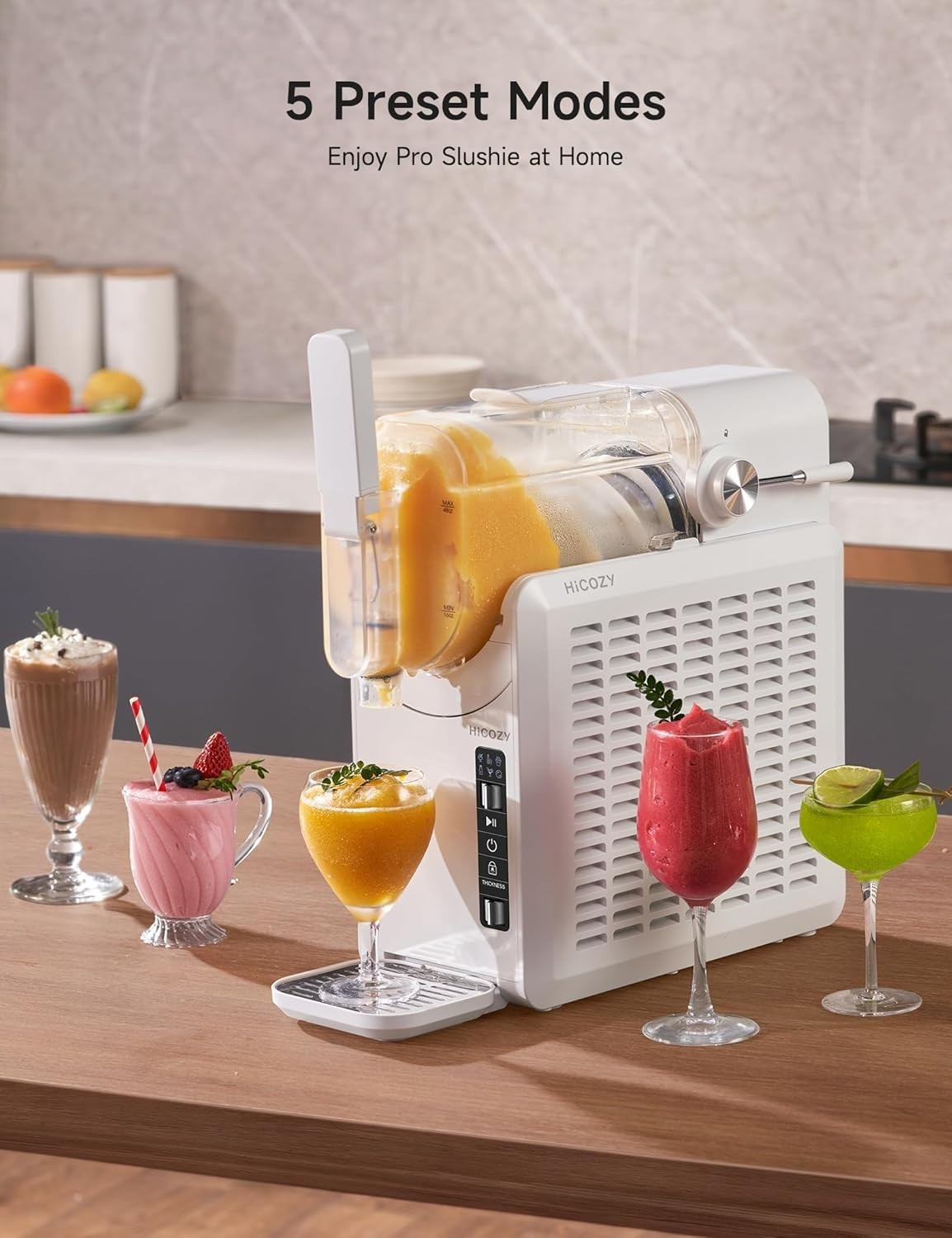 Slushie Maker Machine No Ice Needed Frozen Drink Maker Self Cleaning
