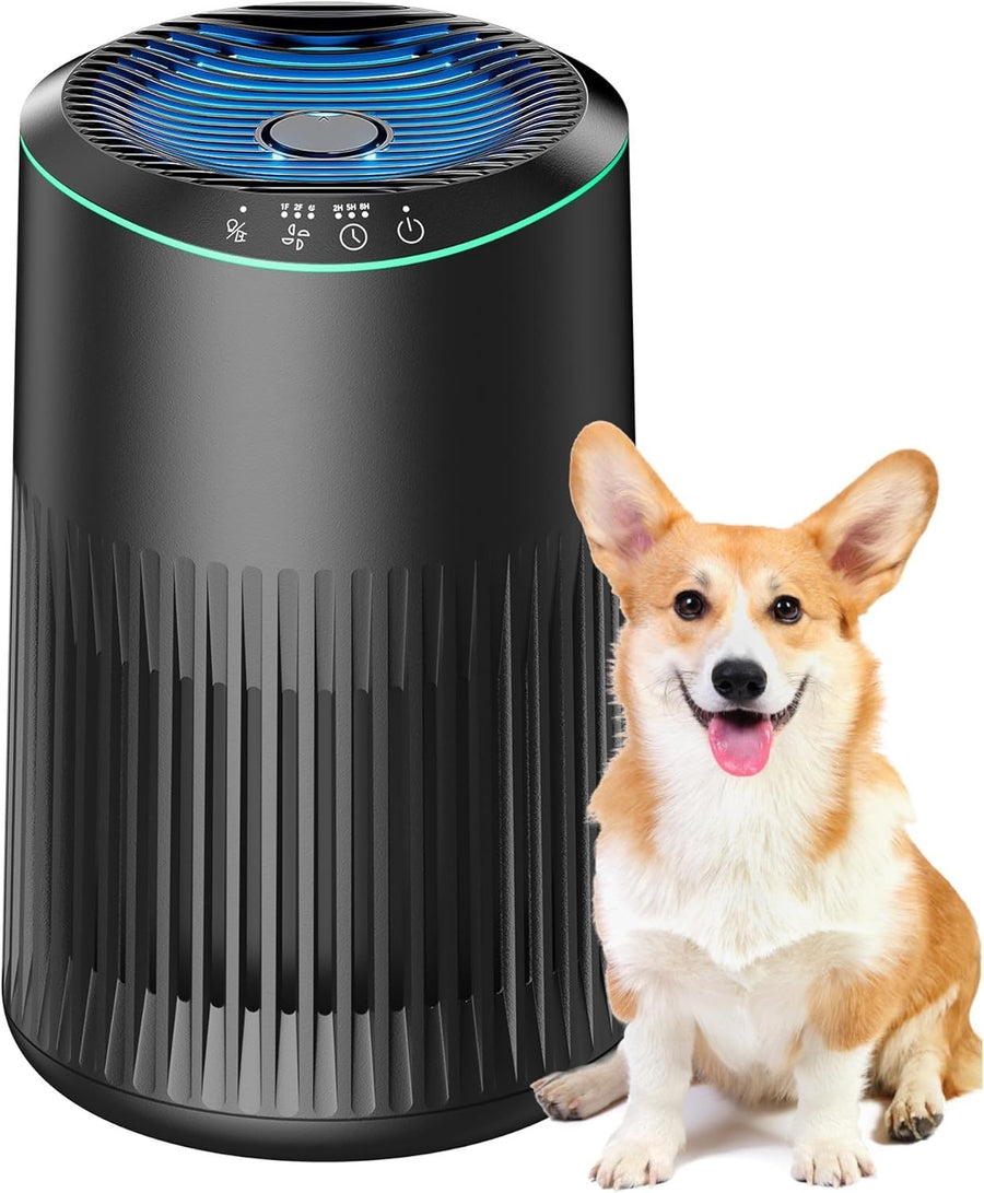 Quiet HEPA Air Purifier Sleep Mode Aromatherapy Pet Smoke Odor