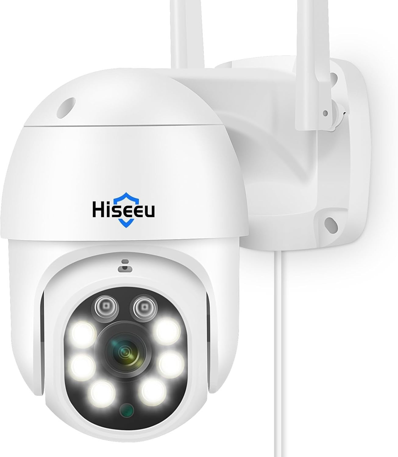 2K PTZ Security Camera Outdoor 360° Auto Tracking Color Night Vision