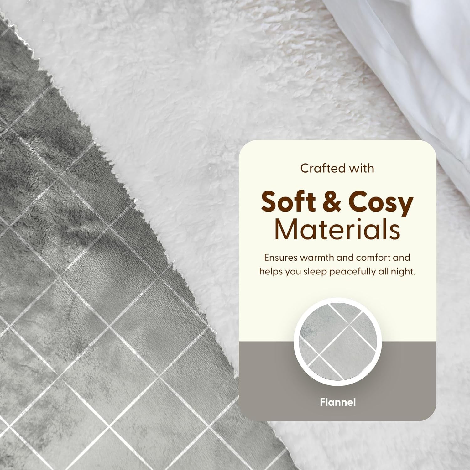 Electric Heated Throw Blanket Large Sherpa Fleece 9 Heat Settings