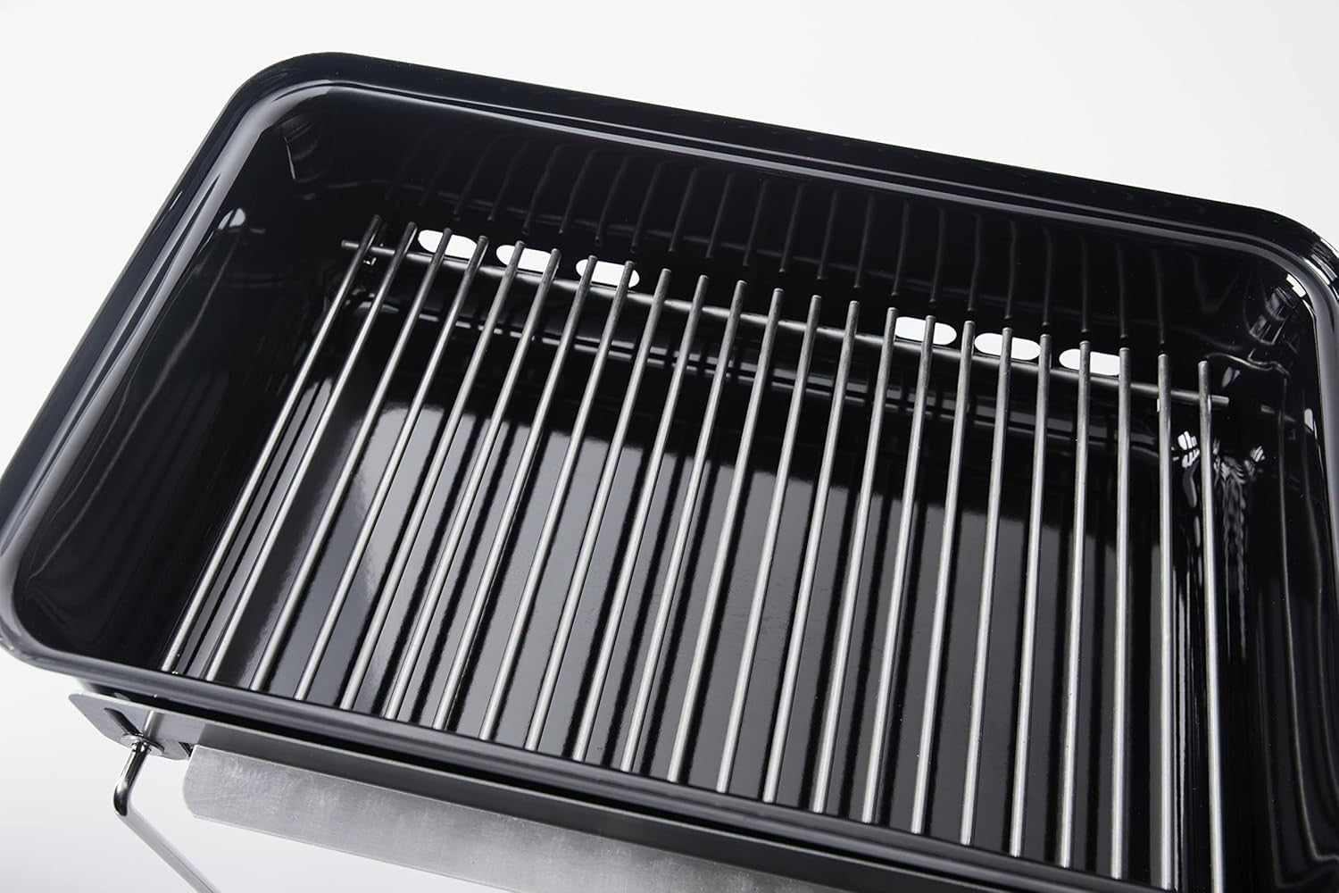 Portable Charcoal BBQ Grill with Folding Legs – Compact Alloy Steel