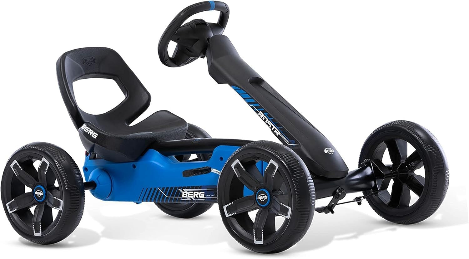 Kids Pedal Go Kart Ride On Car EVA Tyres Adjustable Seat Soundbox 2.5-6Y