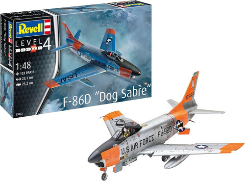 Unbuilt F-86D Dog Sabre Model Kit 1:48 Scale Plastic Aircraft DIY