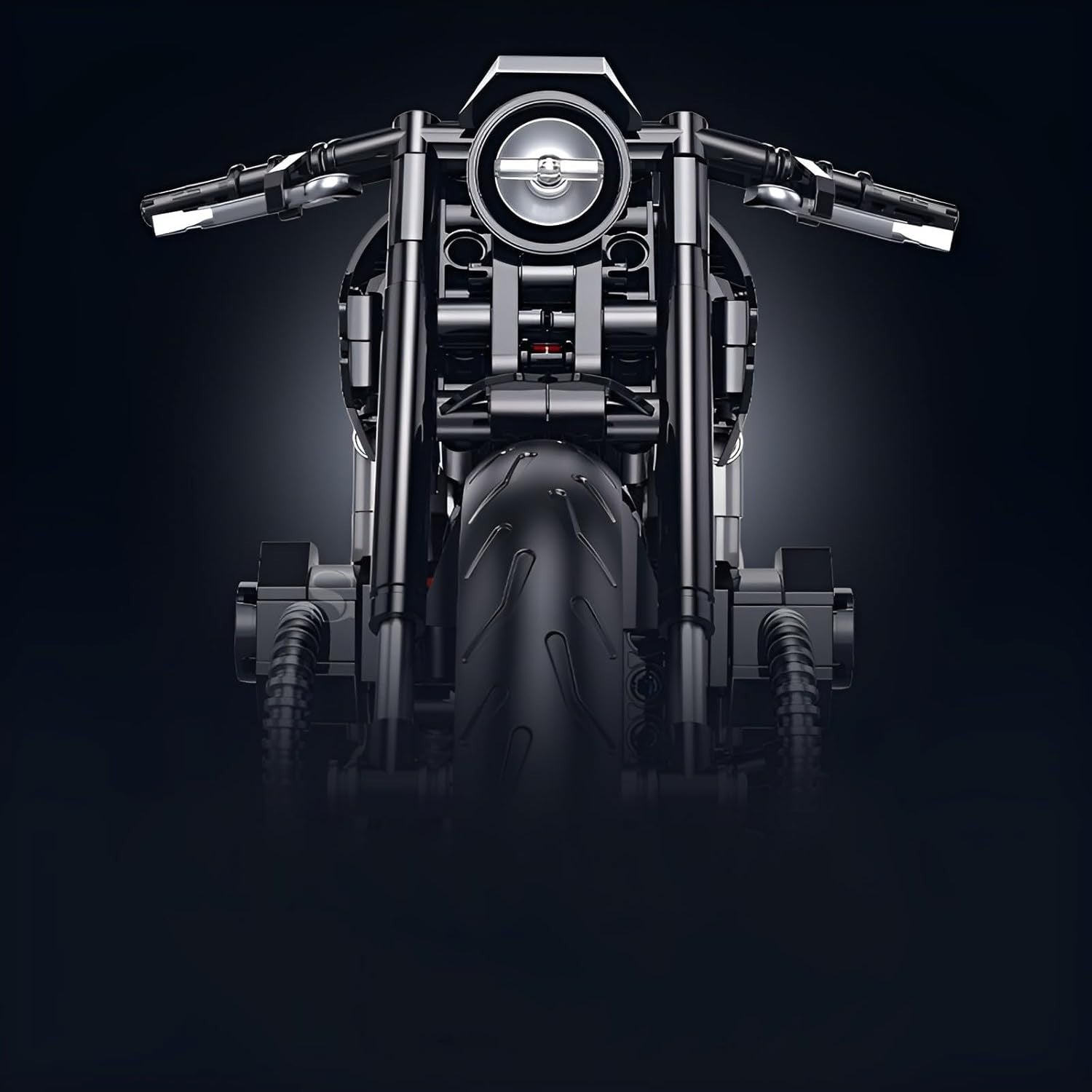 508-Piece Superbike Model Kit with Moving Pistons & Realistic Suspension