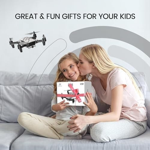 Mini Drone for Kids with 720P Camera, FPV Live Video, Foldable RC Quadcopter