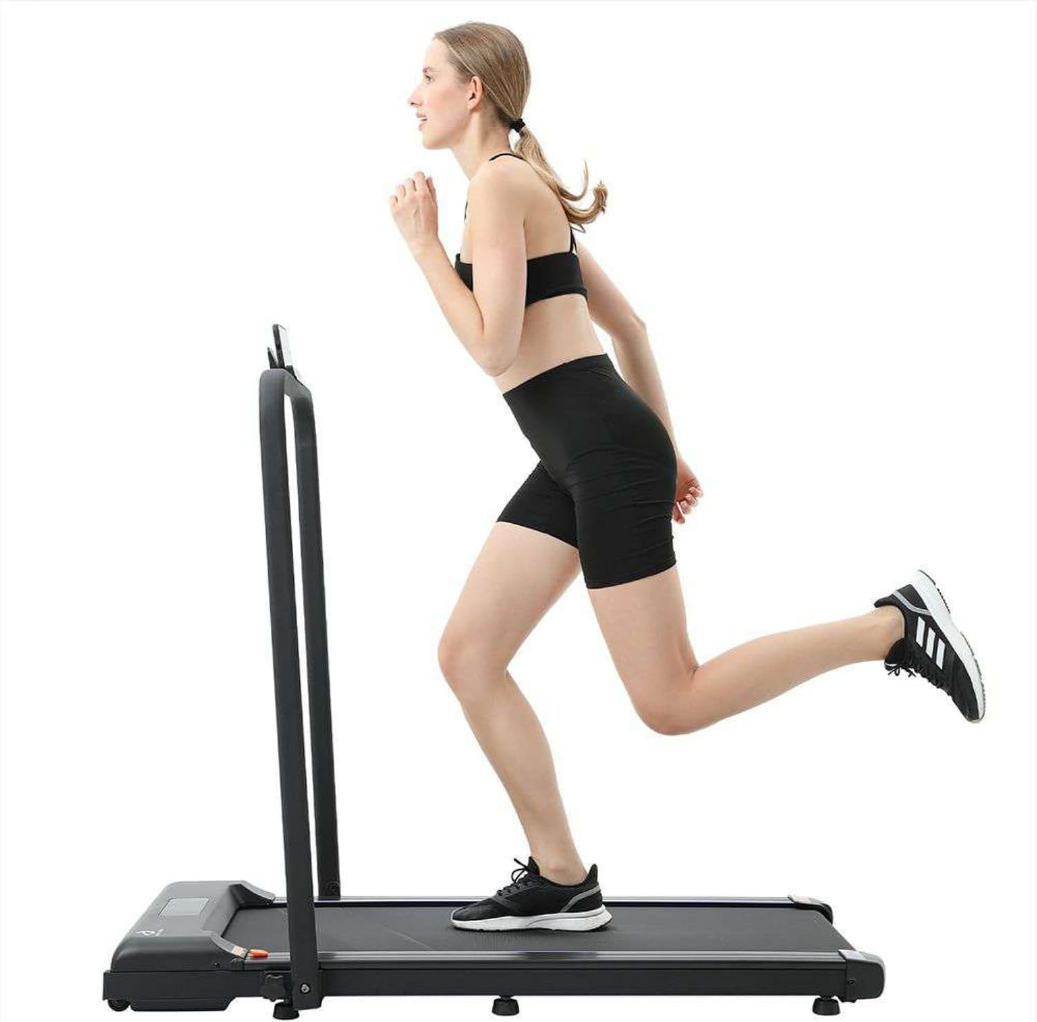 Under Desk Treadmill 2.0HP Walking Pad Remote LED 1–10km/h Slim Home Office