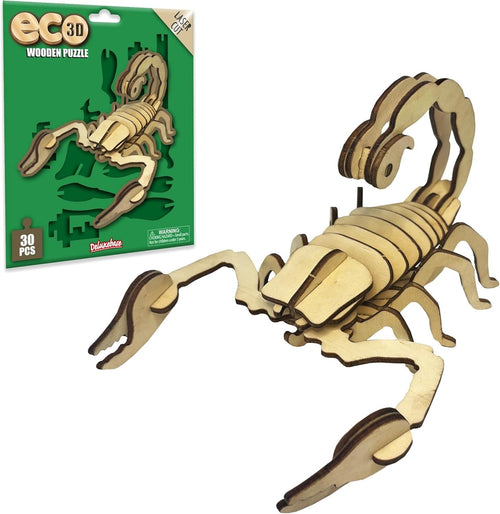 Eco 3D Wooden Scorpion Puzzle – DIY Animal Craft Kit for Kids & Parties