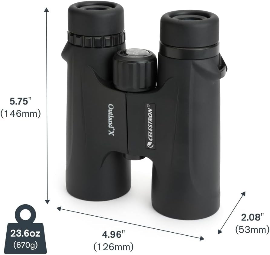 8x42 Binoculars Waterproof Fogproof HD Optics Wide View Outdoor Travel
