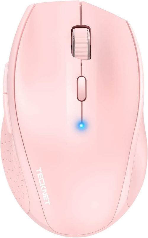 Wireless Bluetooth Mouse 4800DPI Silent Ergonomic Long Battery Pink
