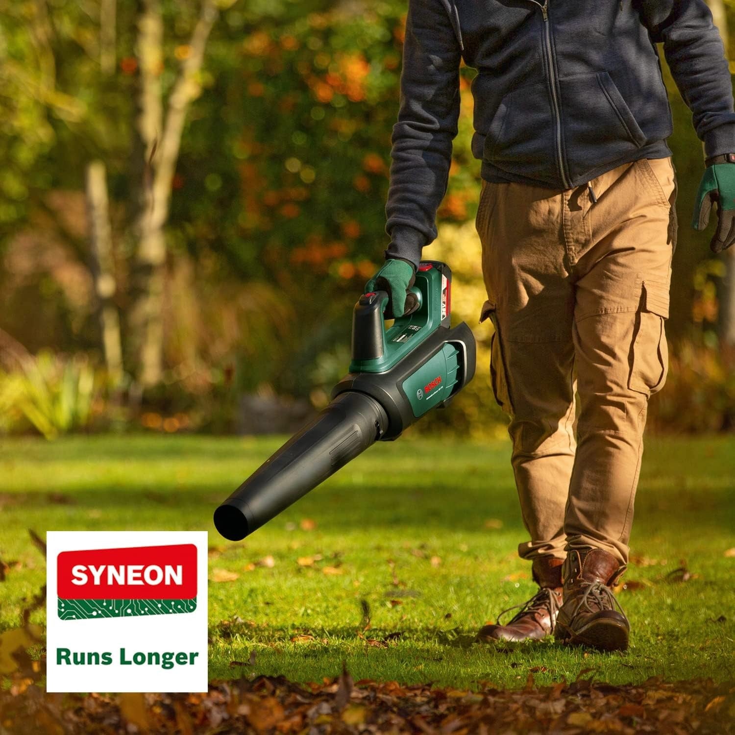 36V Cordless Leaf Blower High Power Lightweight Garden Cleaner with Battery