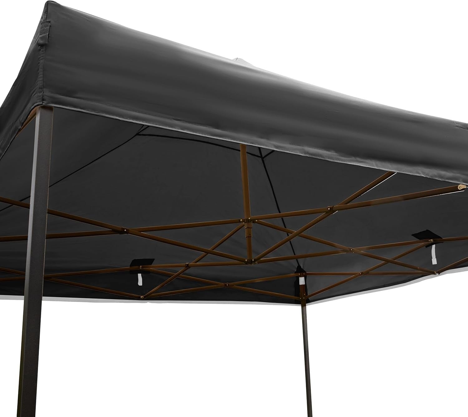 3x3M Black Pop Up Gazebo Heavy Duty Waterproof Outdoor Canopy With Accessories