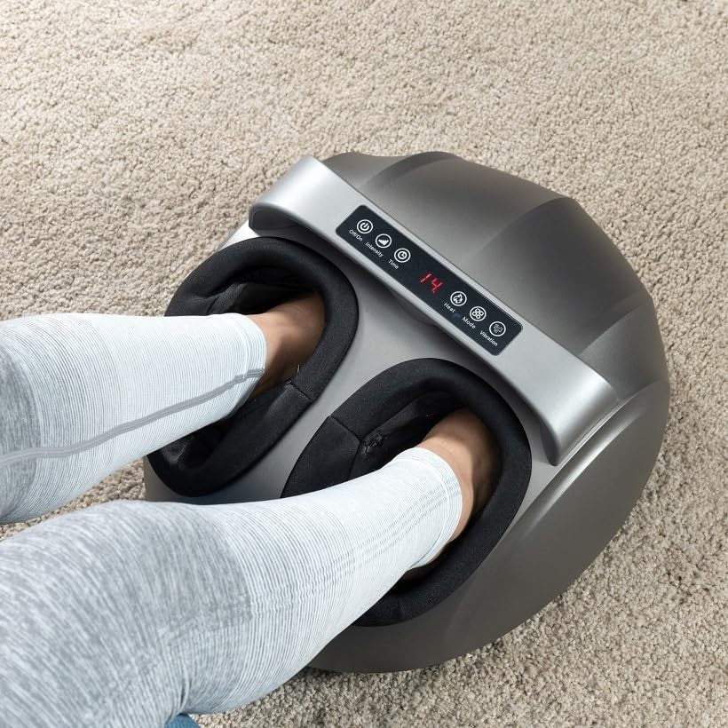 360° Shiatsu Foot Massager with Heat & Pressure Therapy | Pain Relief