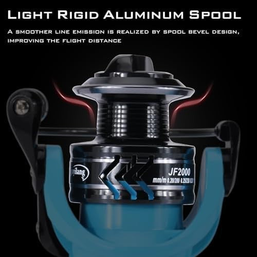 Ultralight Travel Fishing Rod & Spinning Reel Combo – Graphite & Cork Grip