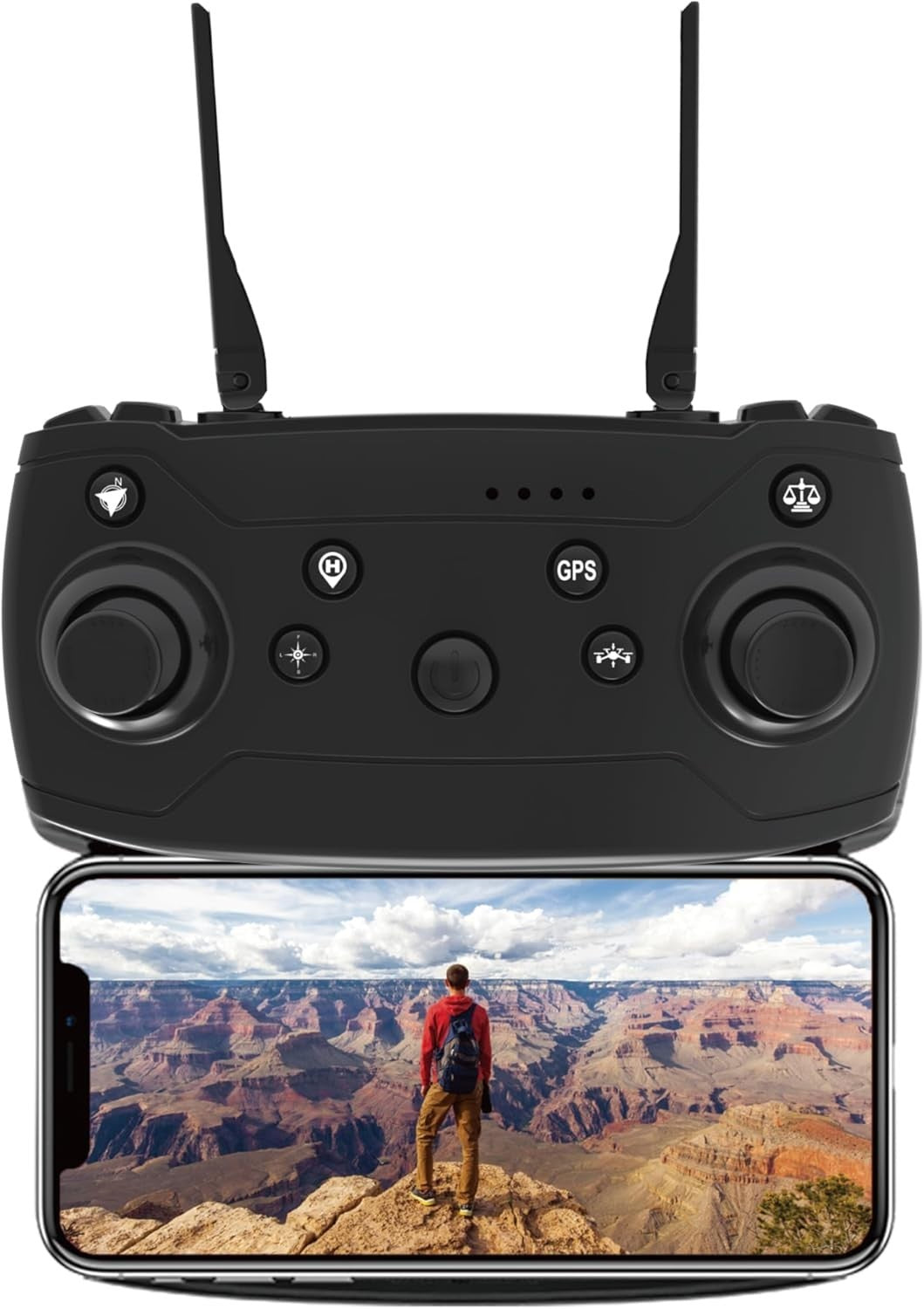 RED5 Titan Foldable Drone HD FPV Wi-Fi Camera, 2 Batteries, GPS