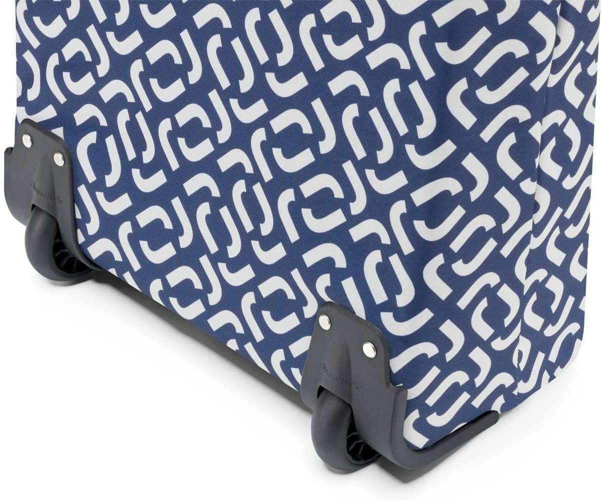 Foldable Shopping Trolley with Adjustable Handle & Water-Resistant Bag