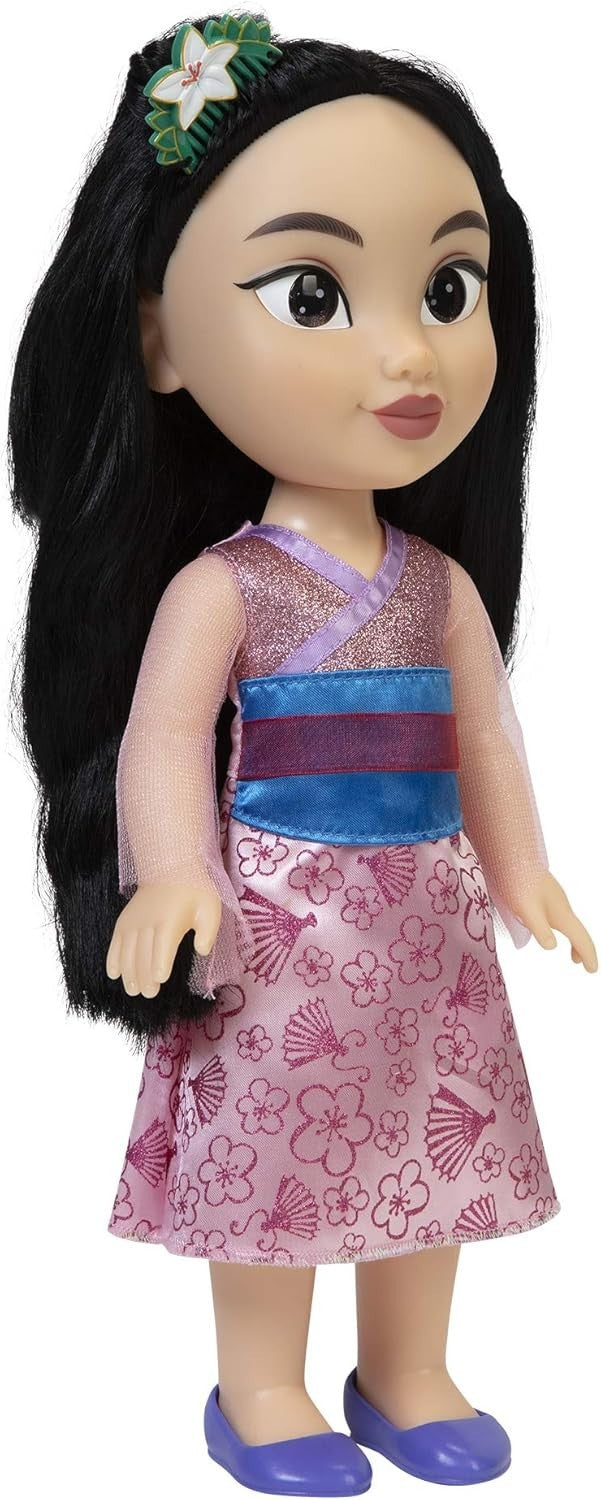 14in Warrior Princess Doll Long Hair Glitter Eyes Dress Tiara Toy