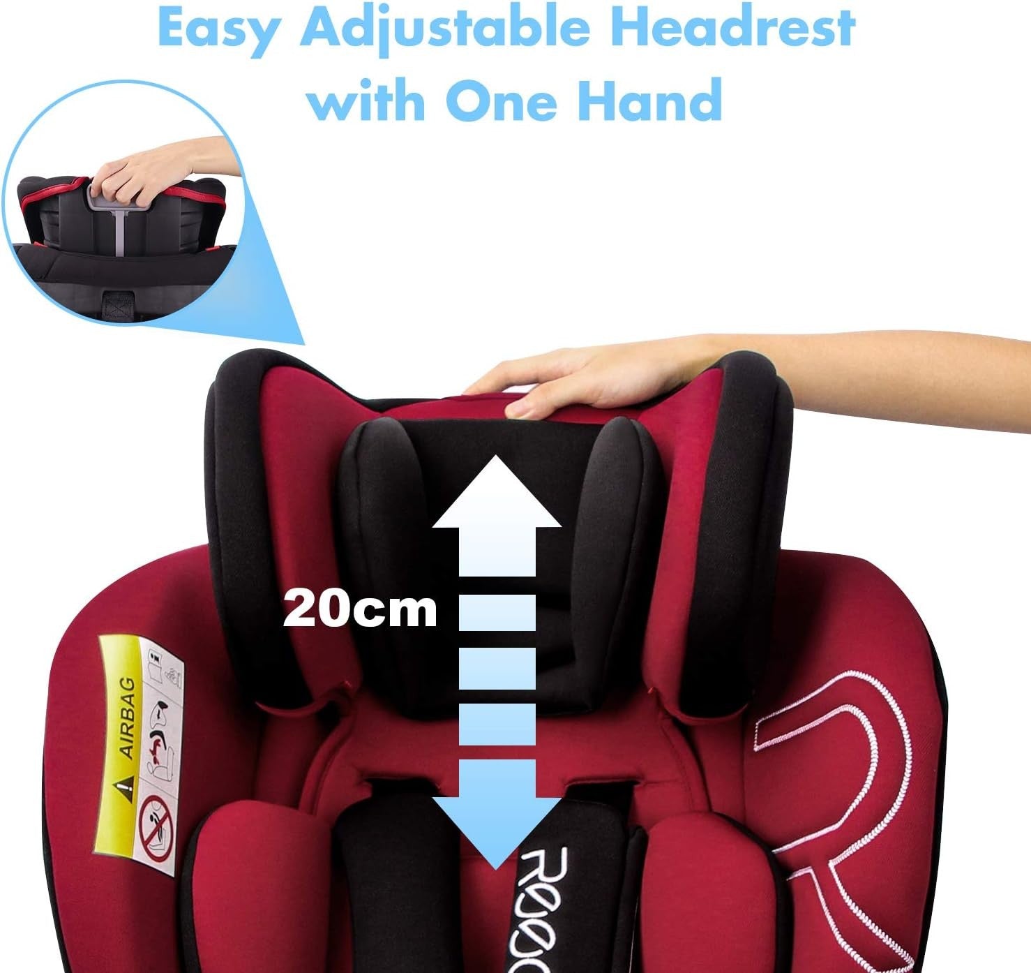 360° Swivel ISOFIX Child Car Seat Group 0+/1/2/3 0–36kg All
