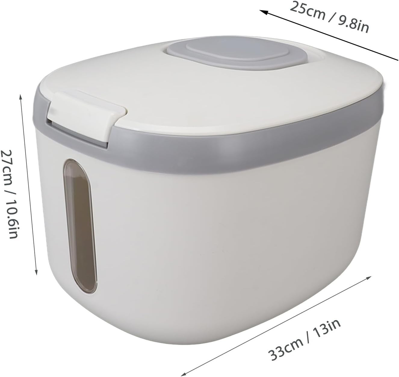 15KG Airtight Rice Storage Container w Measuring Cup
