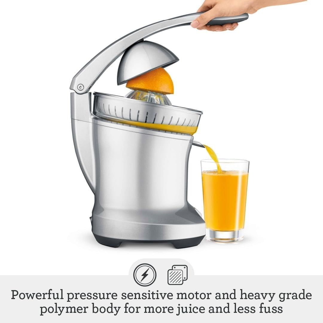 Electric Citrus Press Quiet Automatic Lever Juicer Stainless Steel