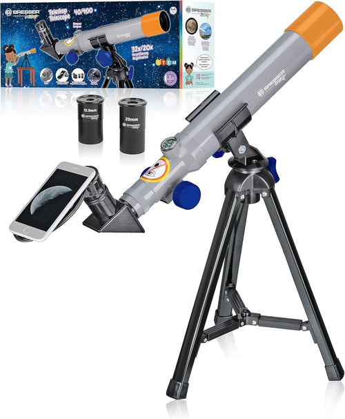 32x Kids Travel Refractor Telescope 40mm Compact Moon Scope