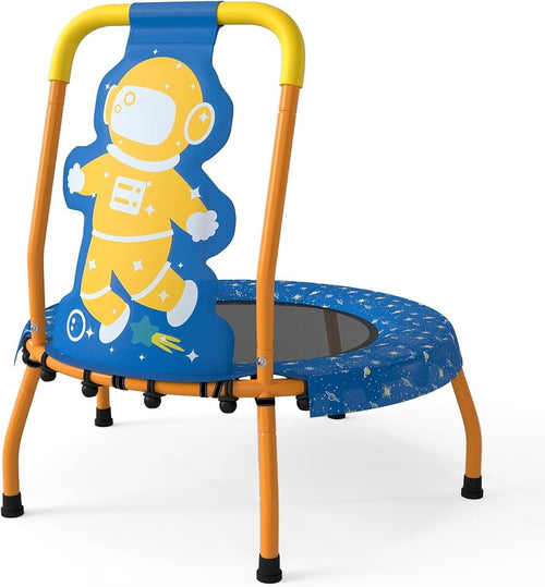 Toddler Mini Trampoline with Handle Safe Kids Rebounder 80KG