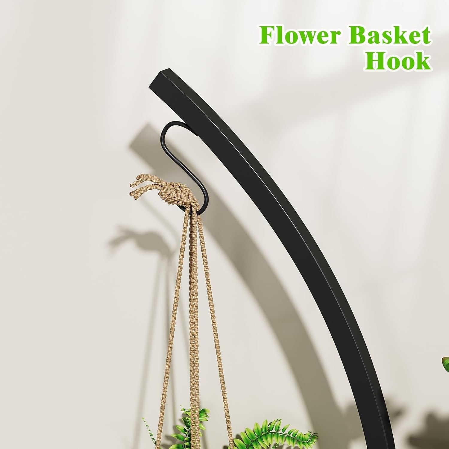 6 Tier Metal Plant Stand Vase Shape Tall Indoor Outdoor Corner Flower Shelf