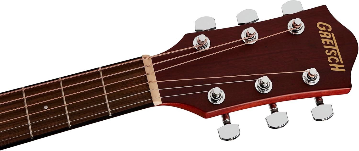 Dreadnought Electro Acoustic Guitar Natural Cutaway Tuner