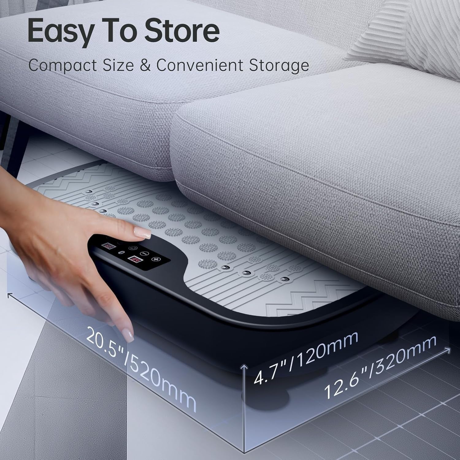 Vibration Plate Exercise Machine 99 Levels 9 Programs 330LB Home