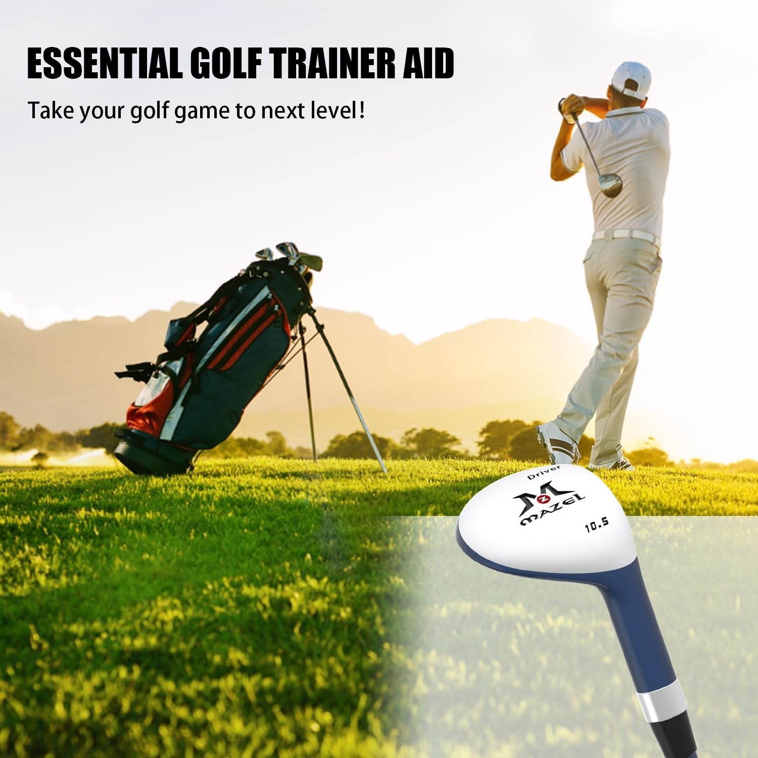 Mini Golf Driver 10.5° 45in Graphite Shaft Swing Trainer