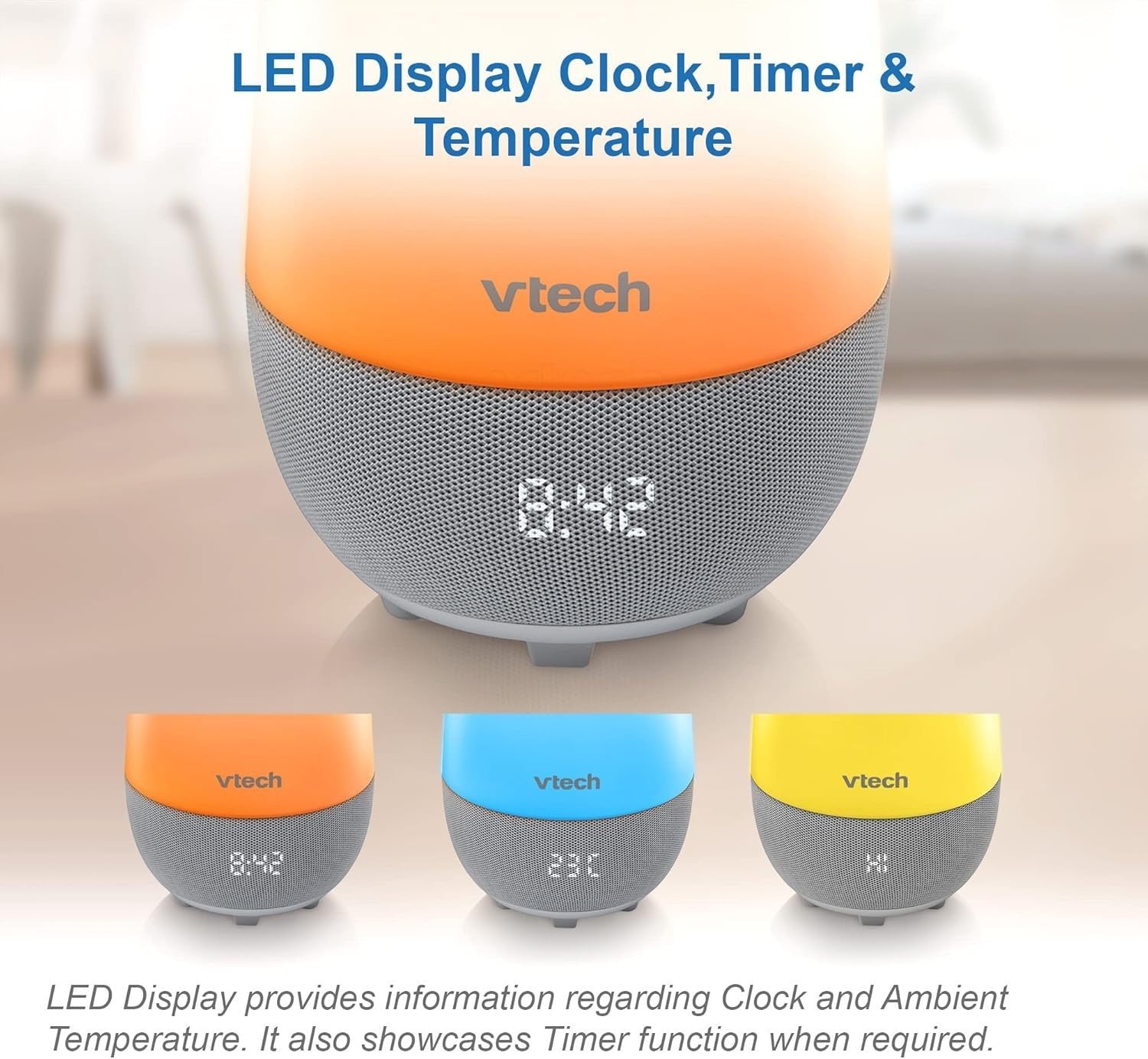 Portable Baby Sleep Soother Noise Machine with Lullabies, Night Light & Projecto