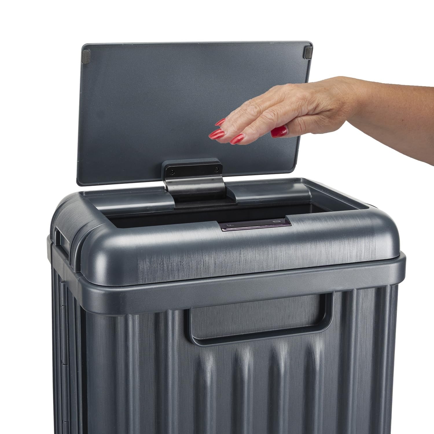 50L Sensor Bin Black Waterproof Ozone Auto Lid