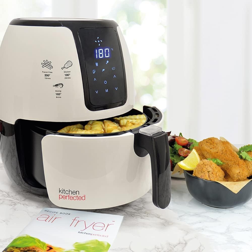 4L Digital Air Fryer | XL Family Size | 7 Presets | 80% Less Oil | Touch Control