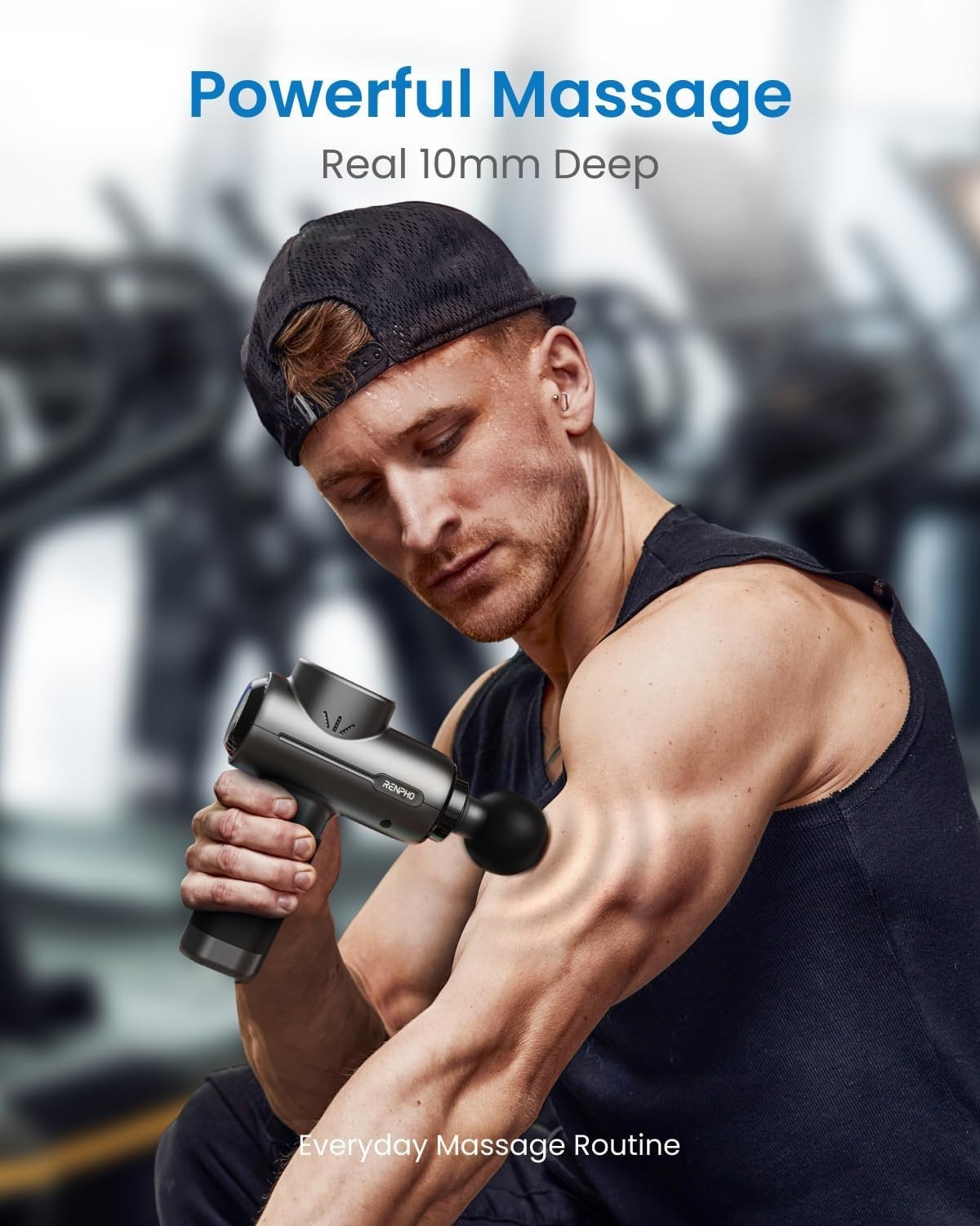 Massage Gun Deep Tissue 2500mAh Quiet Pro Pain Relief Muscle Therapy