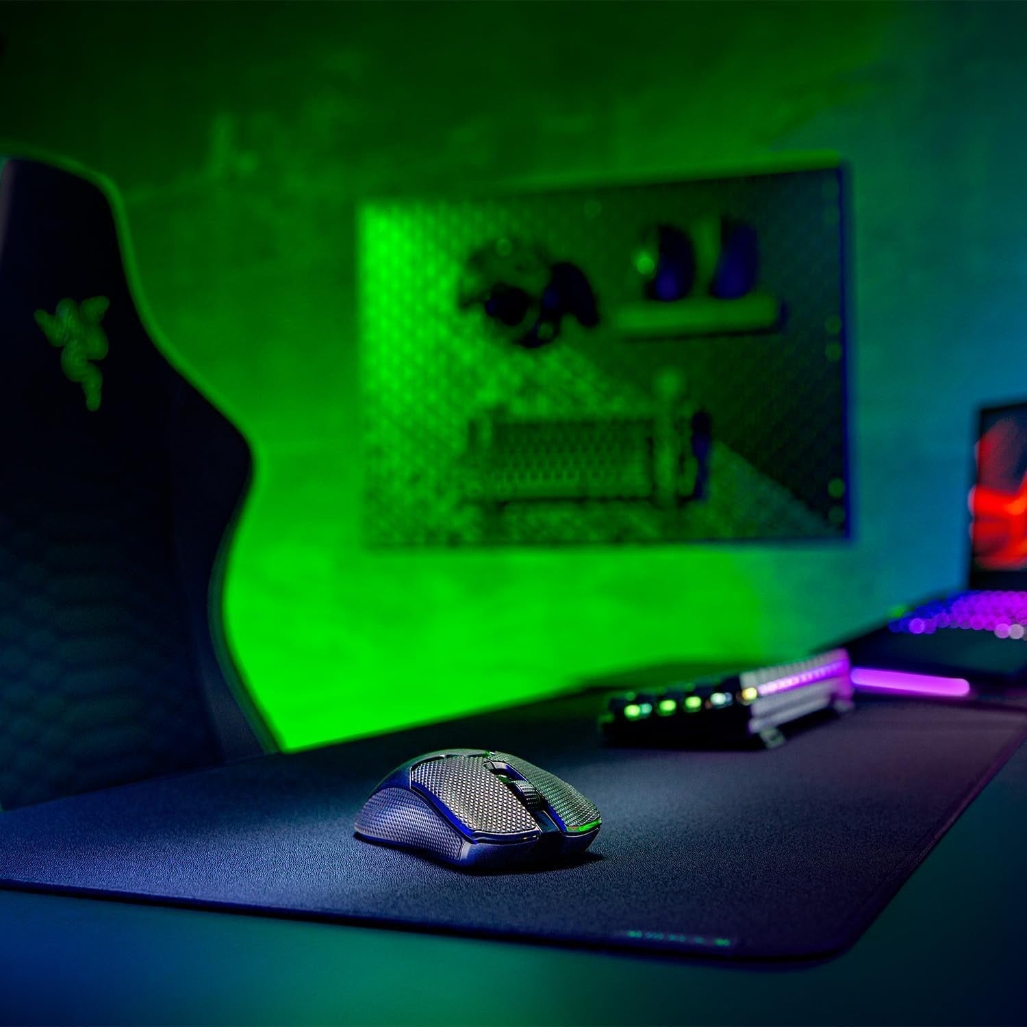 Ultra Light Wireless Gaming Mouse 30K DPI Pro Sensor Esports Performance