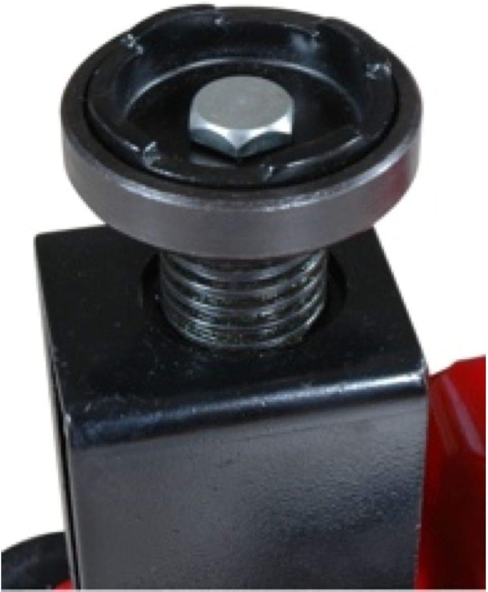 3 Ton Long Chassis Hydraulic Trolley Jack 140–432mm Heavy Duty Red