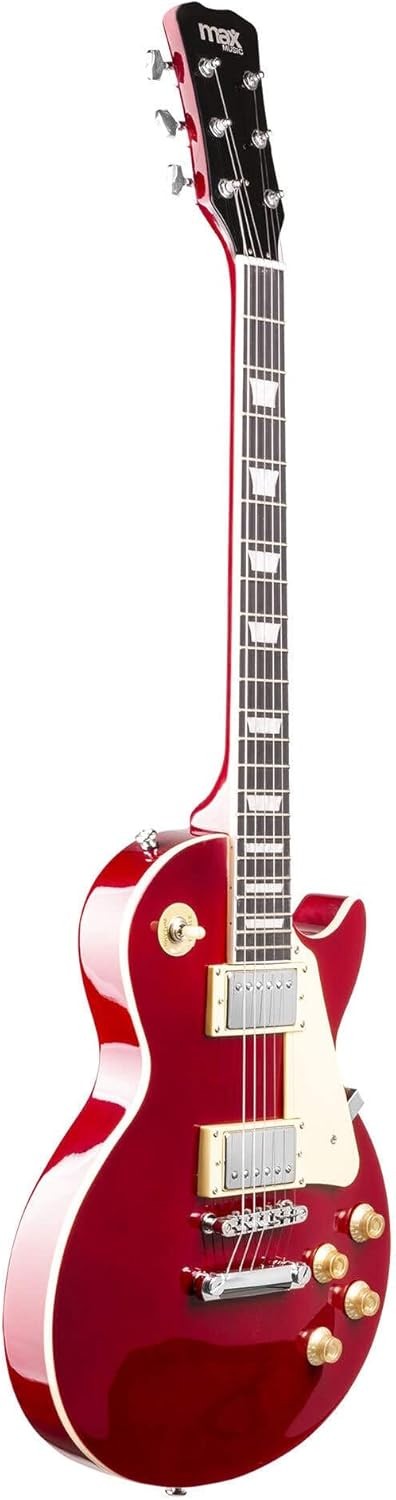 SC Style Electric Guitar Starter Kit 40W Amp Dark Red