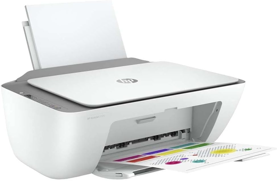 Wireless All-in-One Home Office Printer White | Fast Colour Print Copy Scan