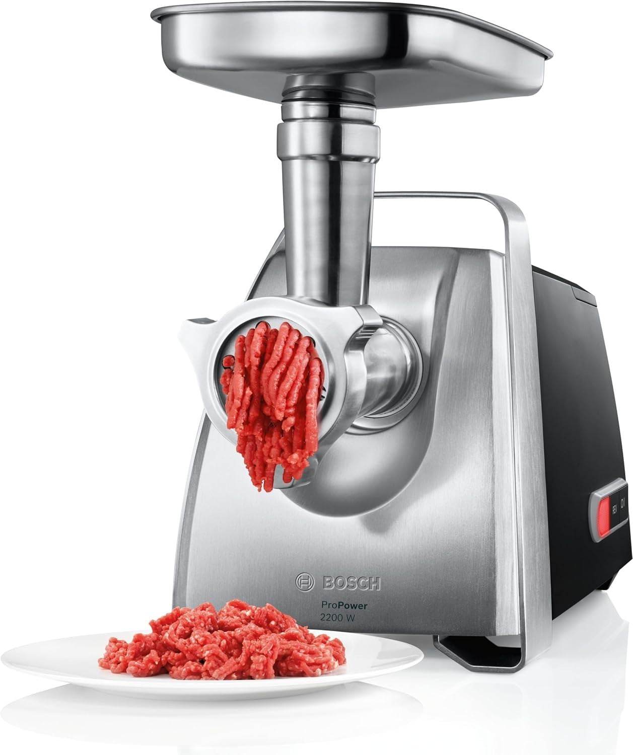 Pro Power Electric Meat Grinder Food Mincer Heavy Duty Steel Black