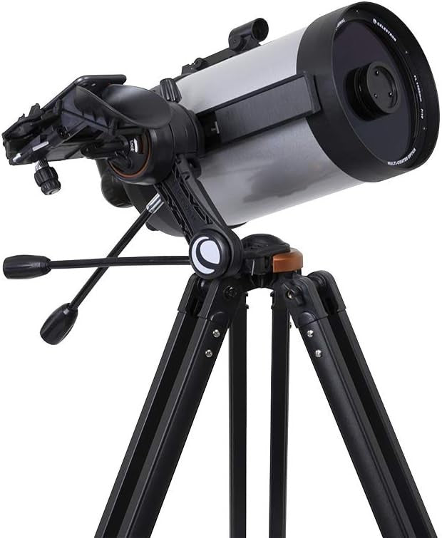 6” Schmidt-Cassegrain Telescope with Smartphone App, Eyepieces & Mount, Silver