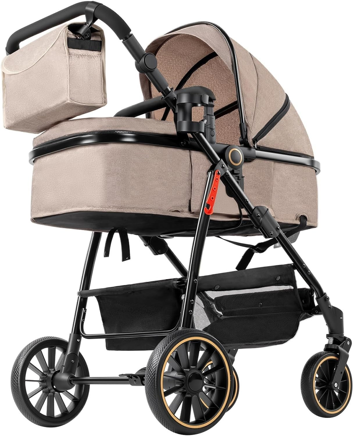 3 in 1 Baby Stroller Travel System Reversible Pushchair 30kg