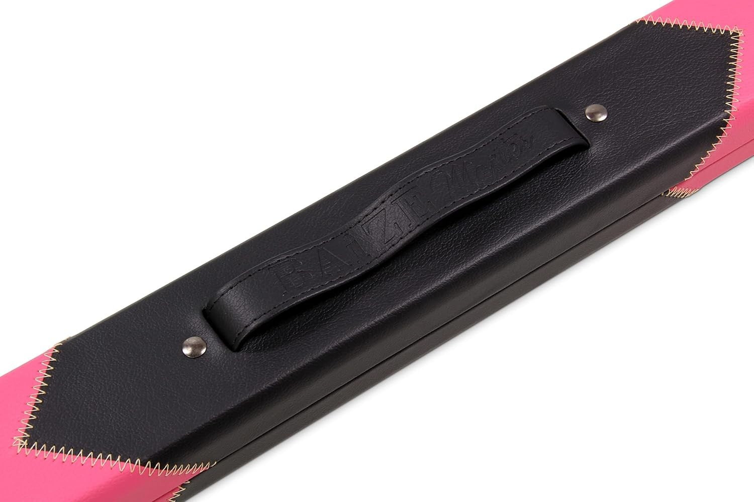 Pink Hard Cue Case for Snooker Pool 2 Piece Centre Joint Deluxe