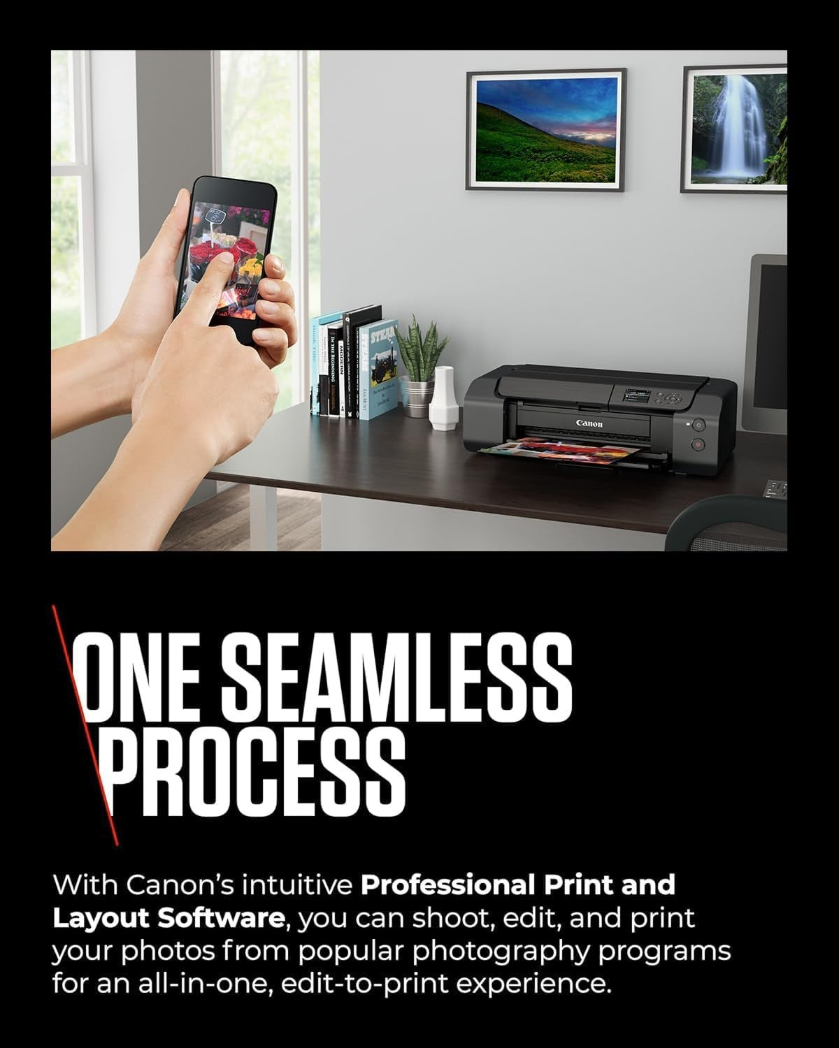 A3+ Wireless Photo Printer | 8-Colour, 4800dpi, LCD, Duplex, Pro Quality