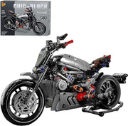827 PCS Technic Motorcycle Model Building Kit - Realistic & Collectible