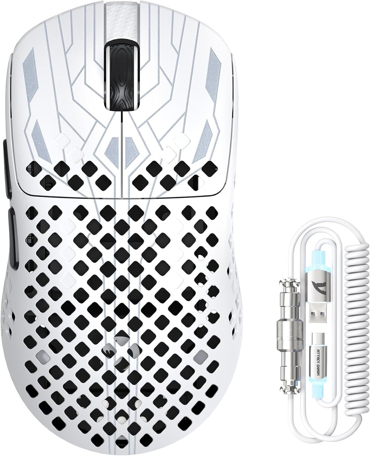 40K DPI Ultra-Light Wireless Gaming Mouse 41g Carbon FPS RGB