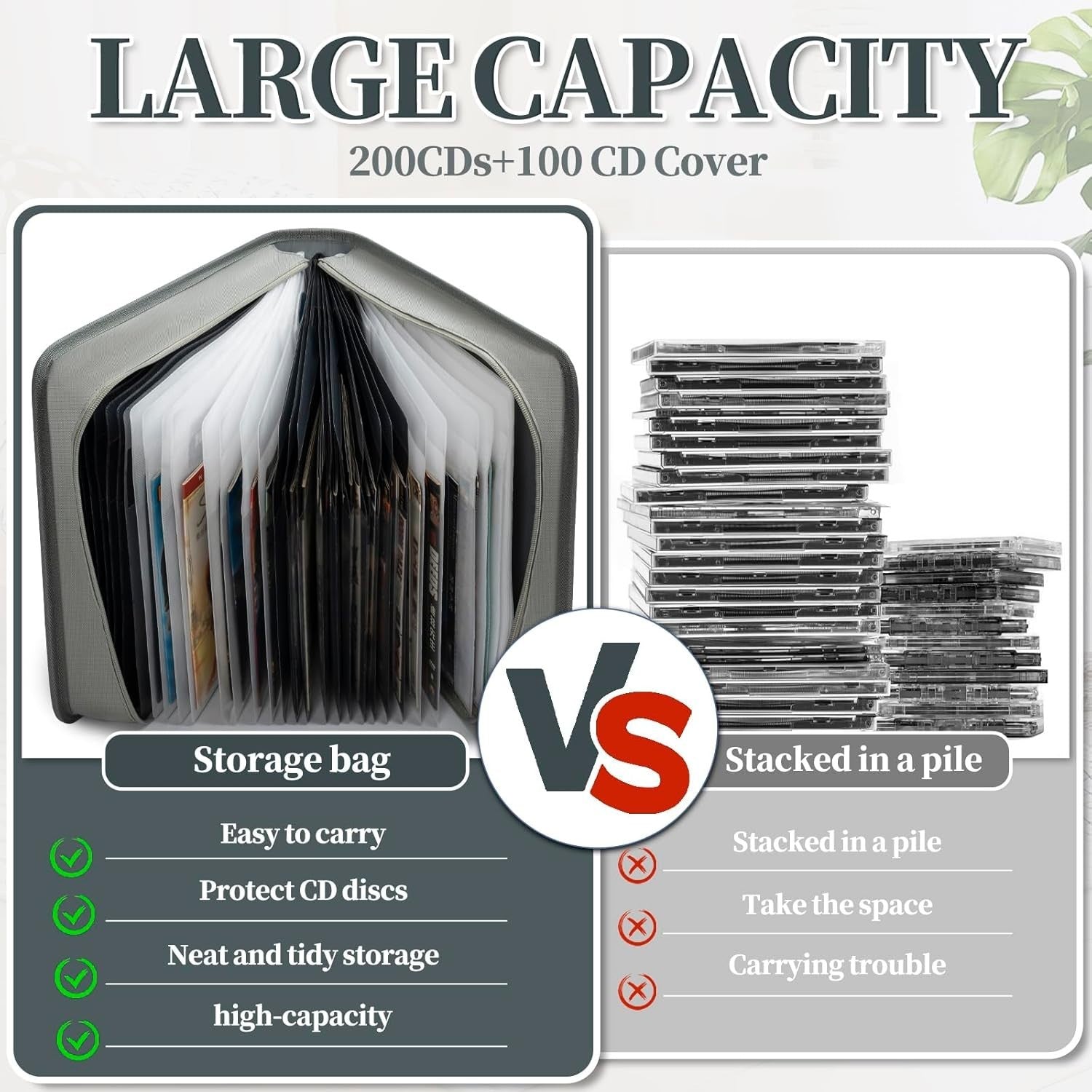 200 Disc CD DVD Blu Ray Storage Wallet Case Binder Album Organizer