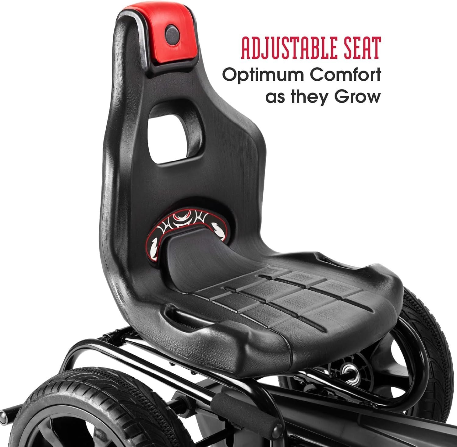 Kids Pedal Go Kart Ride On Race Car Adjustable Seat Gears Brake 122cm