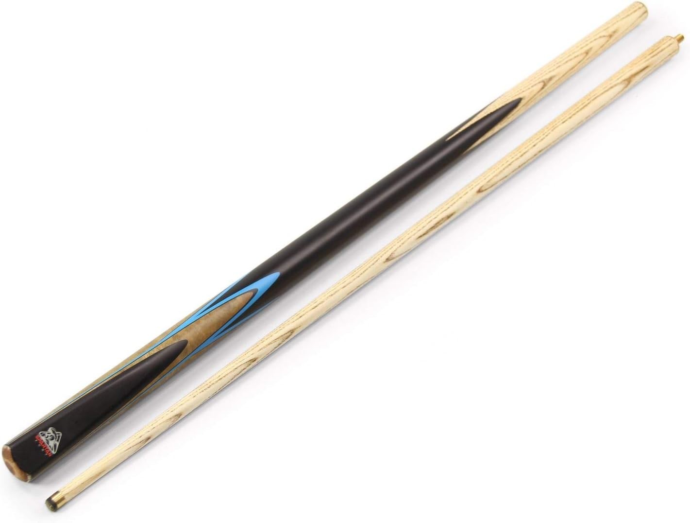 57in Snooker Pool Cue 2pc Centre Joint Ash Shaft 9mm Tip