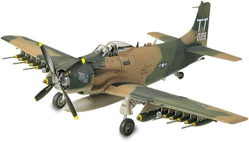 WWII Douglas A-1J Skyrider 1:48 Scale Plastic Model Kit Military Aircraft