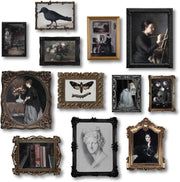 Dark Academia Victorian Wall Art Set 8x10 Ladies Portrait Prints