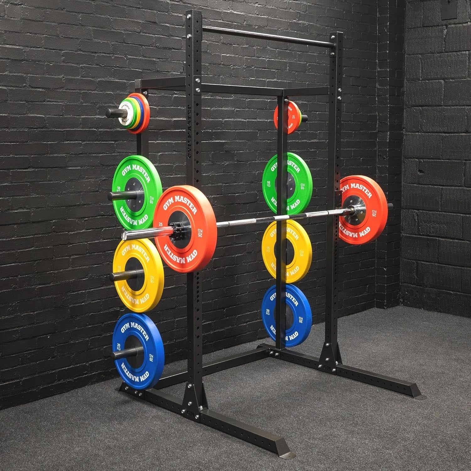 Bolt-On Weight Storage System Black & Gunmetal for Half Power Rack